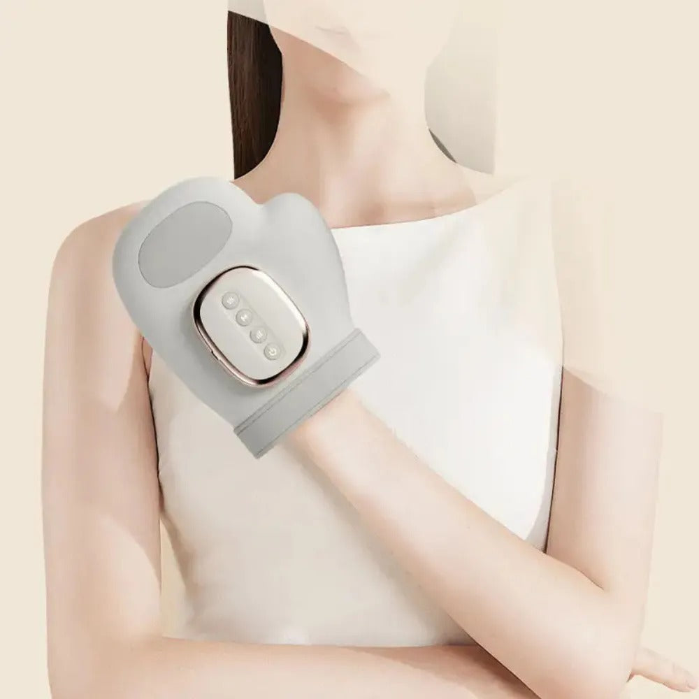 Electric hand massager – interior air compression view