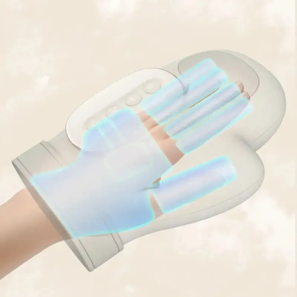 Electric hand massager – size comparison view
