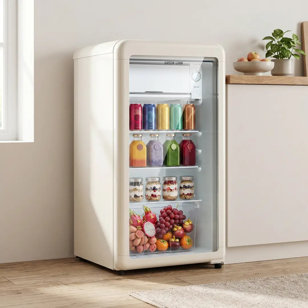 Green Lion Classic 83L white mini fridge - photo 2