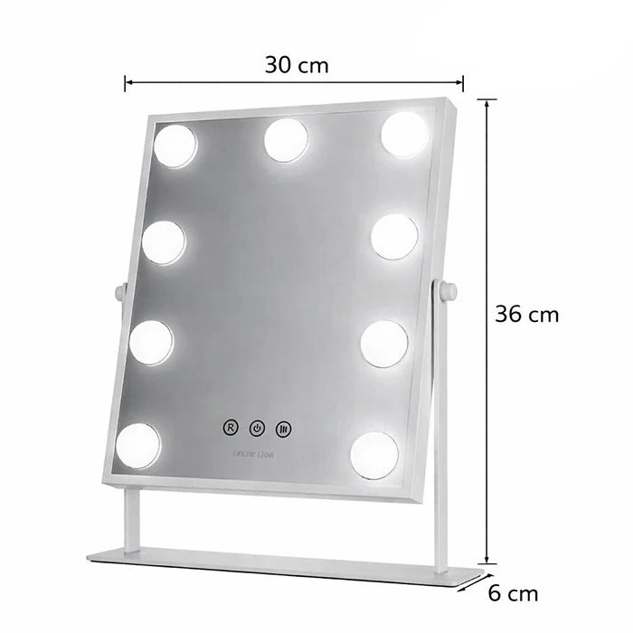 Green Lion Glam Shine makeup mirror with 9 LED lights - photo 2