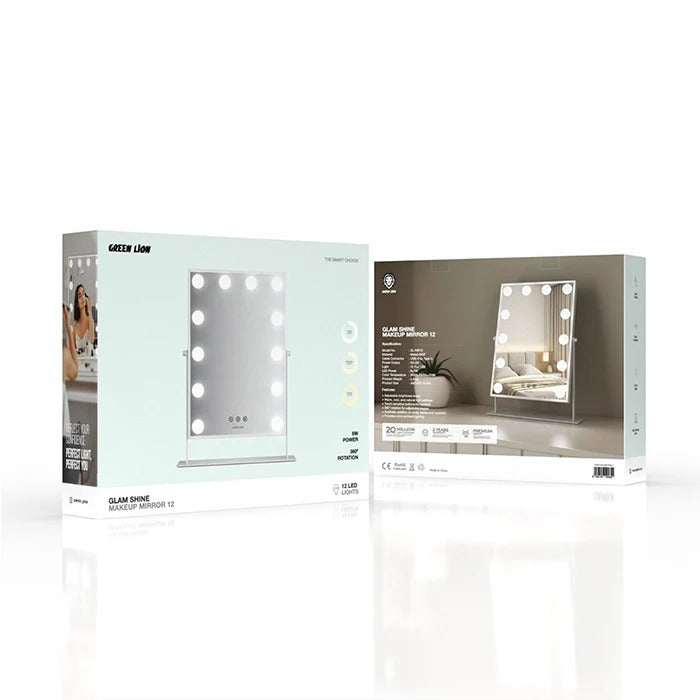 Green Lion Glam Shine makeup mirror with 9 LED lights - photo 4
