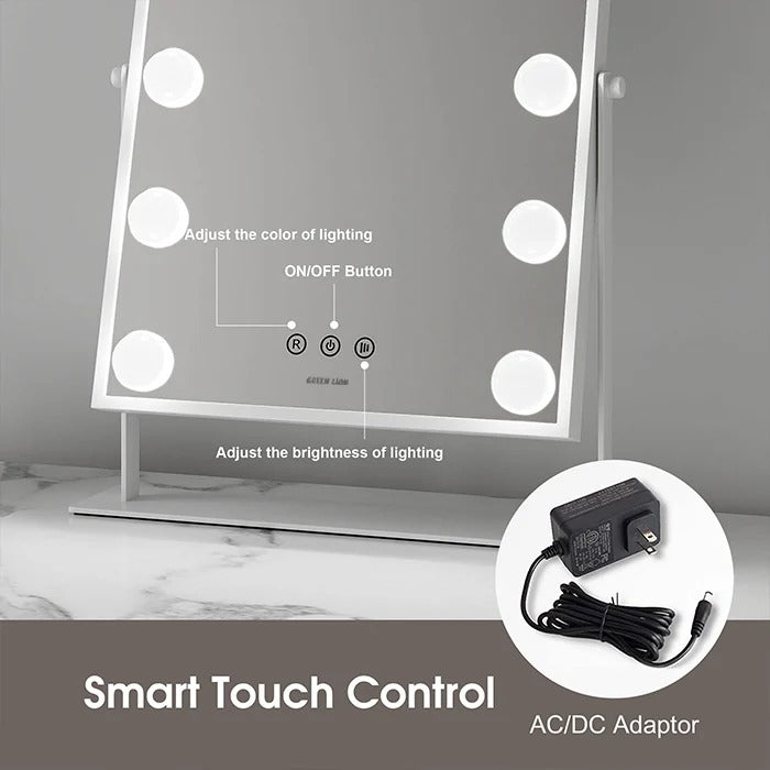 Green Lion Glam Shine makeup mirror with 9 LED lights - photo 6
