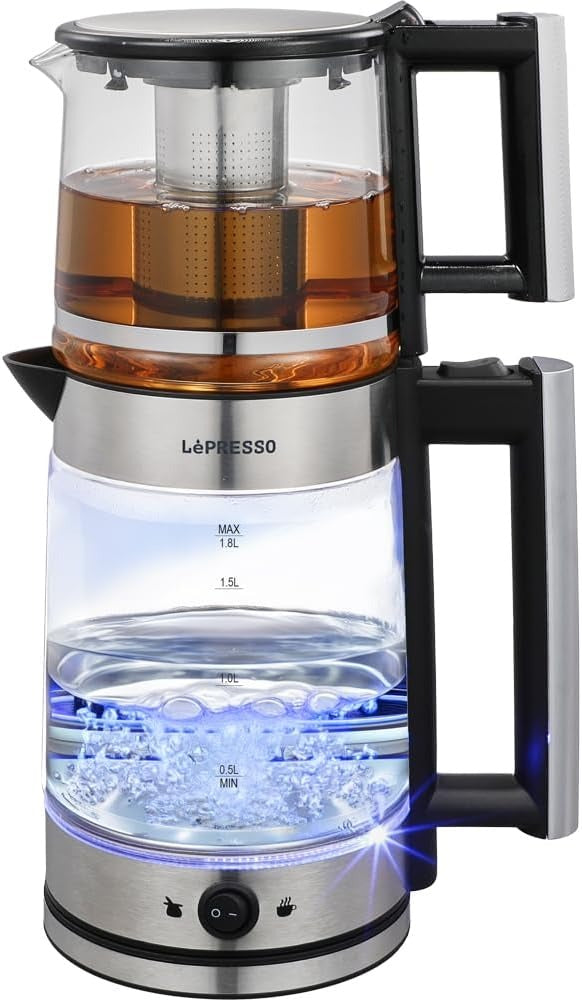 LePresso Turkish tea maker with glass kettle - photo 6