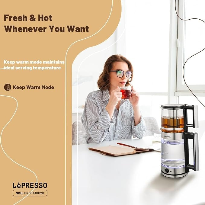 LePresso Turkish tea maker with glass kettle - photo 7