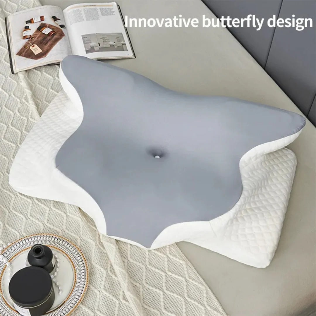Memory foam neck pillow with ice silk cover - photo 3