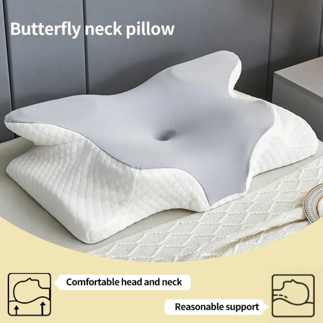 Memory foam neck pillow with ice silk cover - photo 11