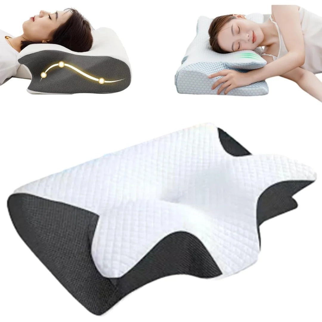 Memory foam neck pillow with ice silk cover - photo 12