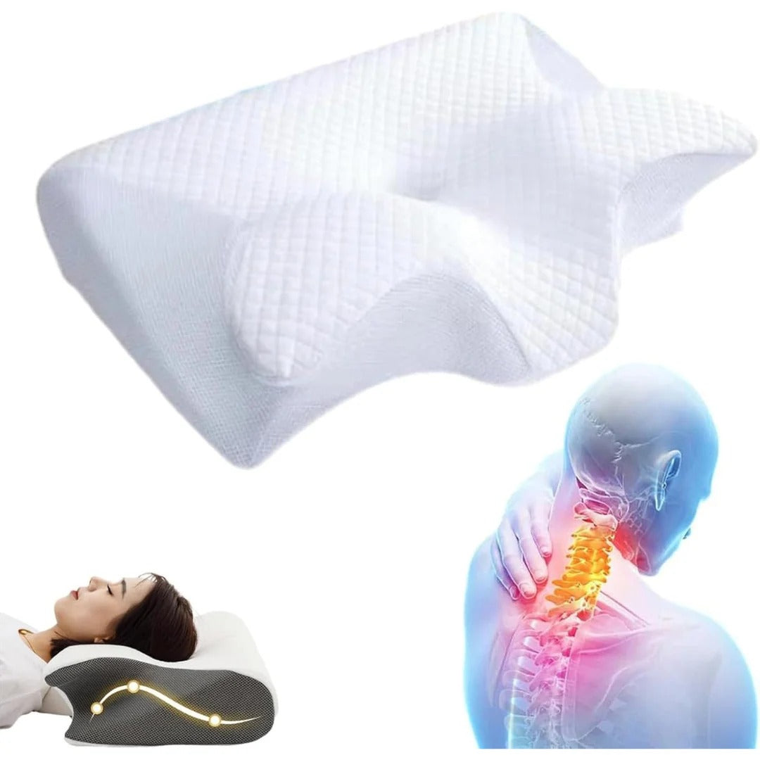Memory foam neck pillow with ice silk cover - photo 13