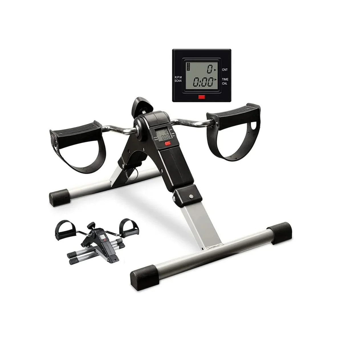 Pedal exerciser mini bike – in use for arm exercise