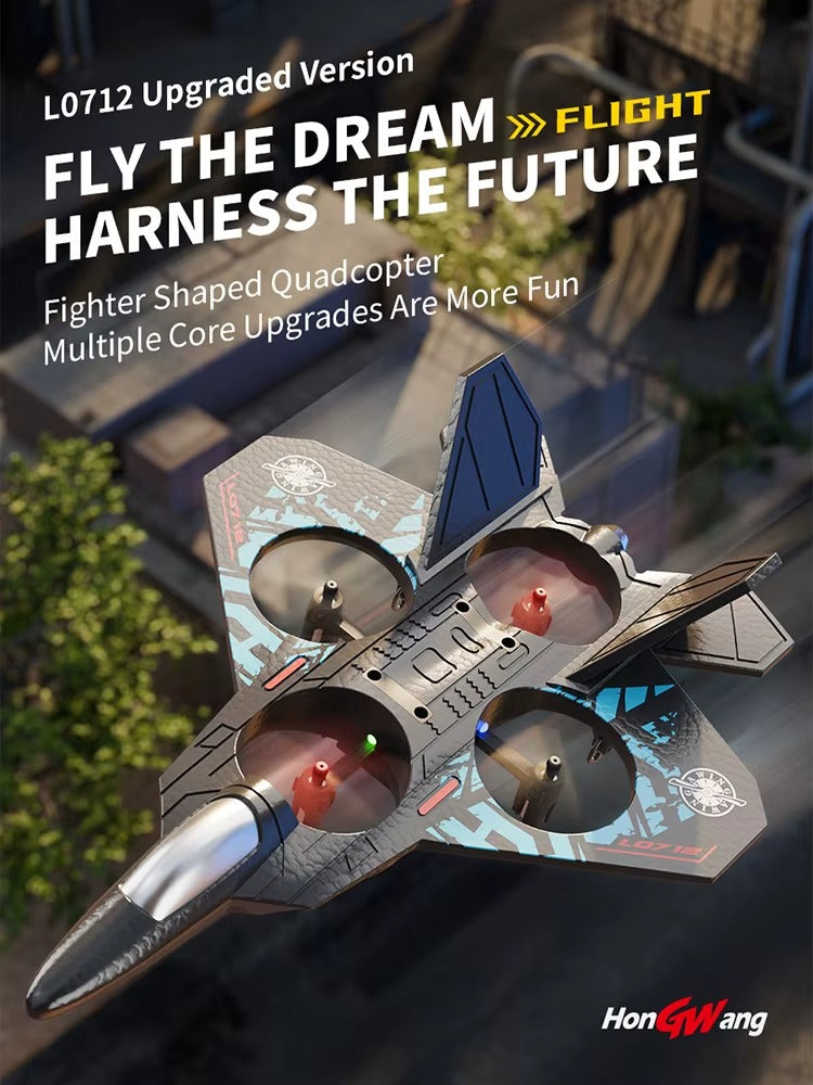 RC fighter jet foam aircraft – top view