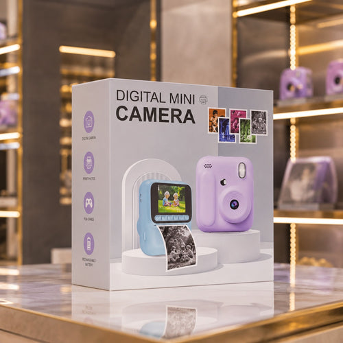Digital mini print camera – main product view
