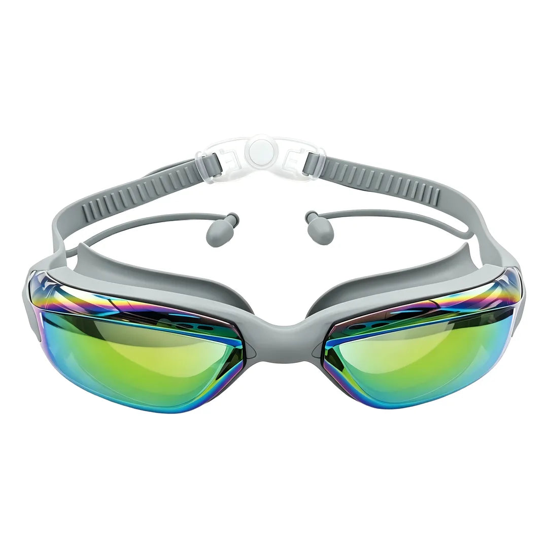 Front view of Green Lion AquaVision Pro goggles