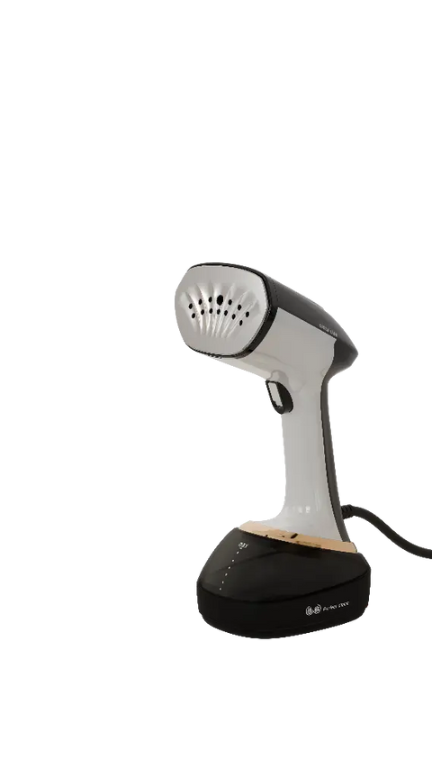 Green Lion Steam Master BX-350 garment steamer and dry iron in black
