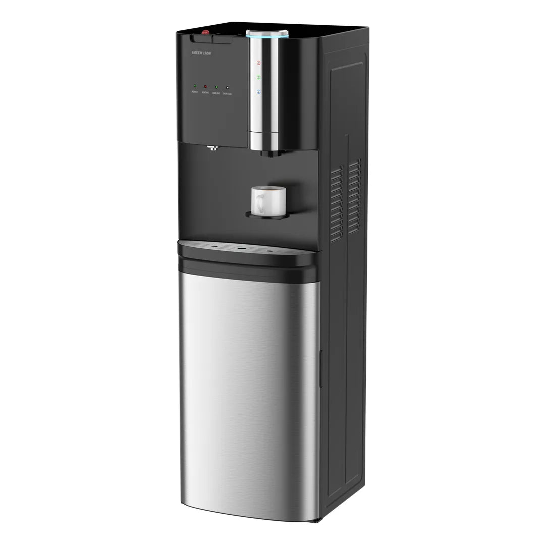 Green Lion Maestro 2-in-1 water dispenser and coffee maker in silver