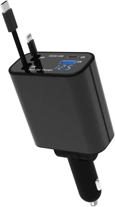 Green Lion retractable 120W car charger GL-CC120
