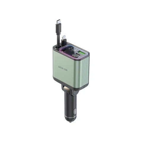 Green Lion retractable 65W car charger