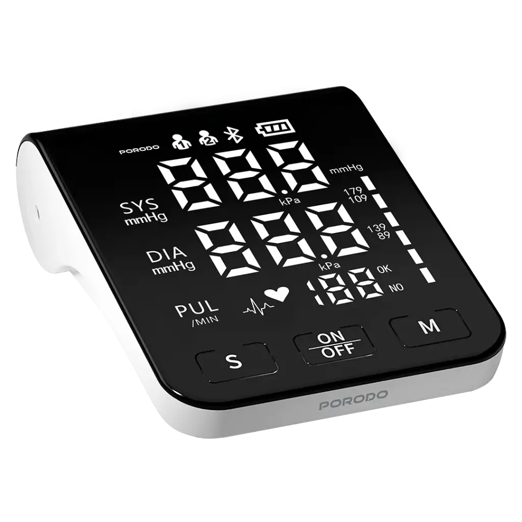 Porodo LiveOn digital blood pressure monitor with arm cuff